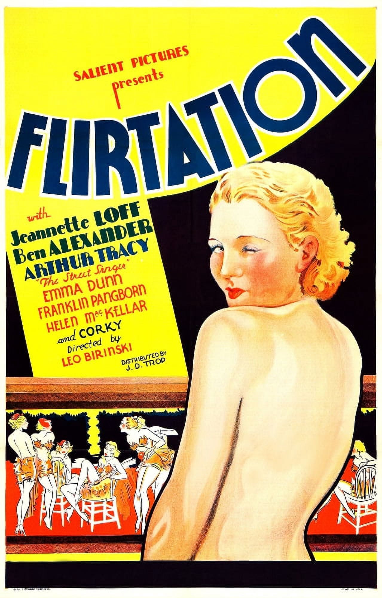 Flirtation U Canvas Art -  (11 x 17)