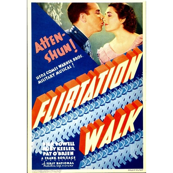 Flirtation Walk Dick Powell Ruby Keeler On Midget Window Card 1934 Movie Poster Masterprint