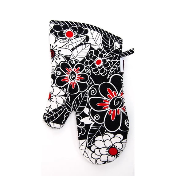 Flirty Aprons Scarlet Blossom Oven Mitt