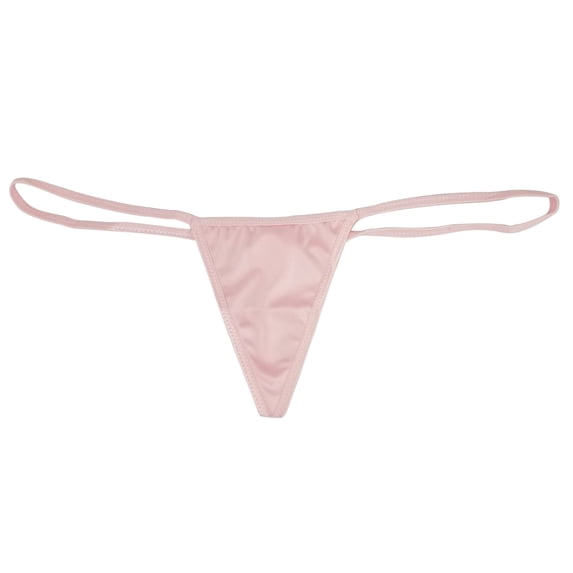 Mini Micro G Flirtzy Mini Micro Y Back G-String Low RiseThong, O/S, Pink - Walmart.com