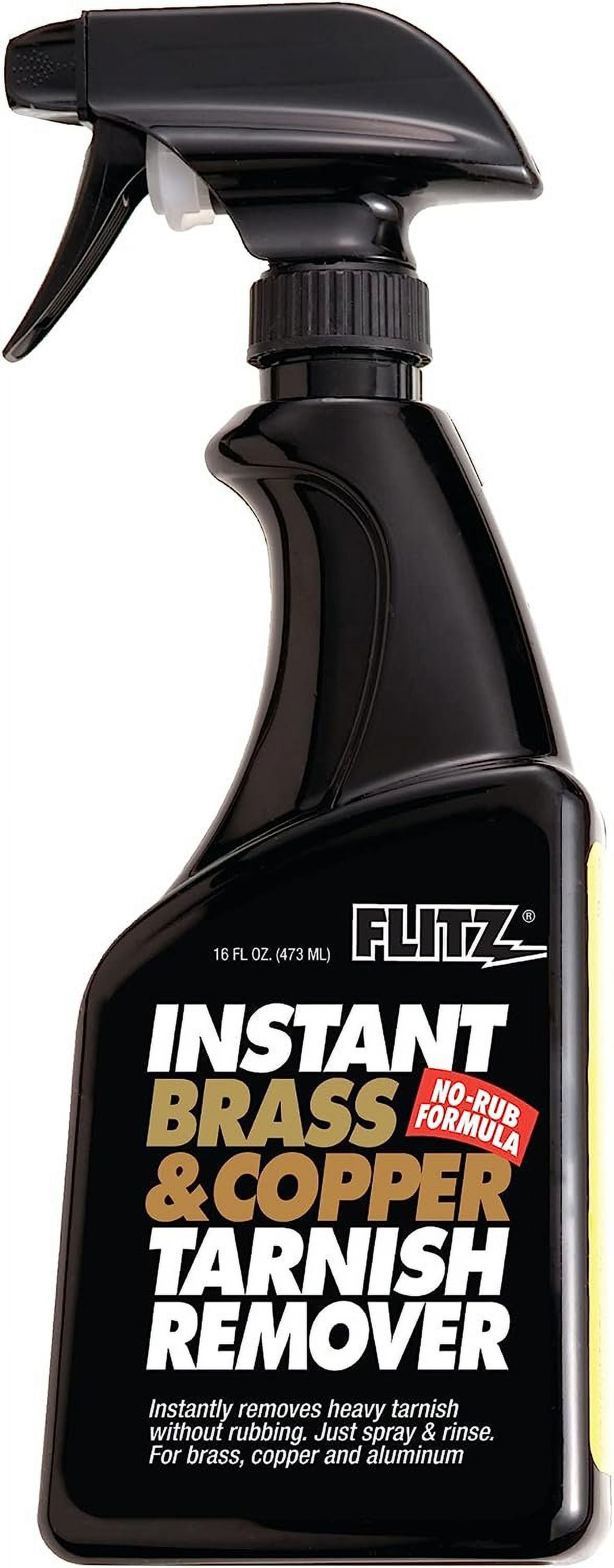 Flitz Brass and Copper Tarnish Remover, Powerful Organic Formula That