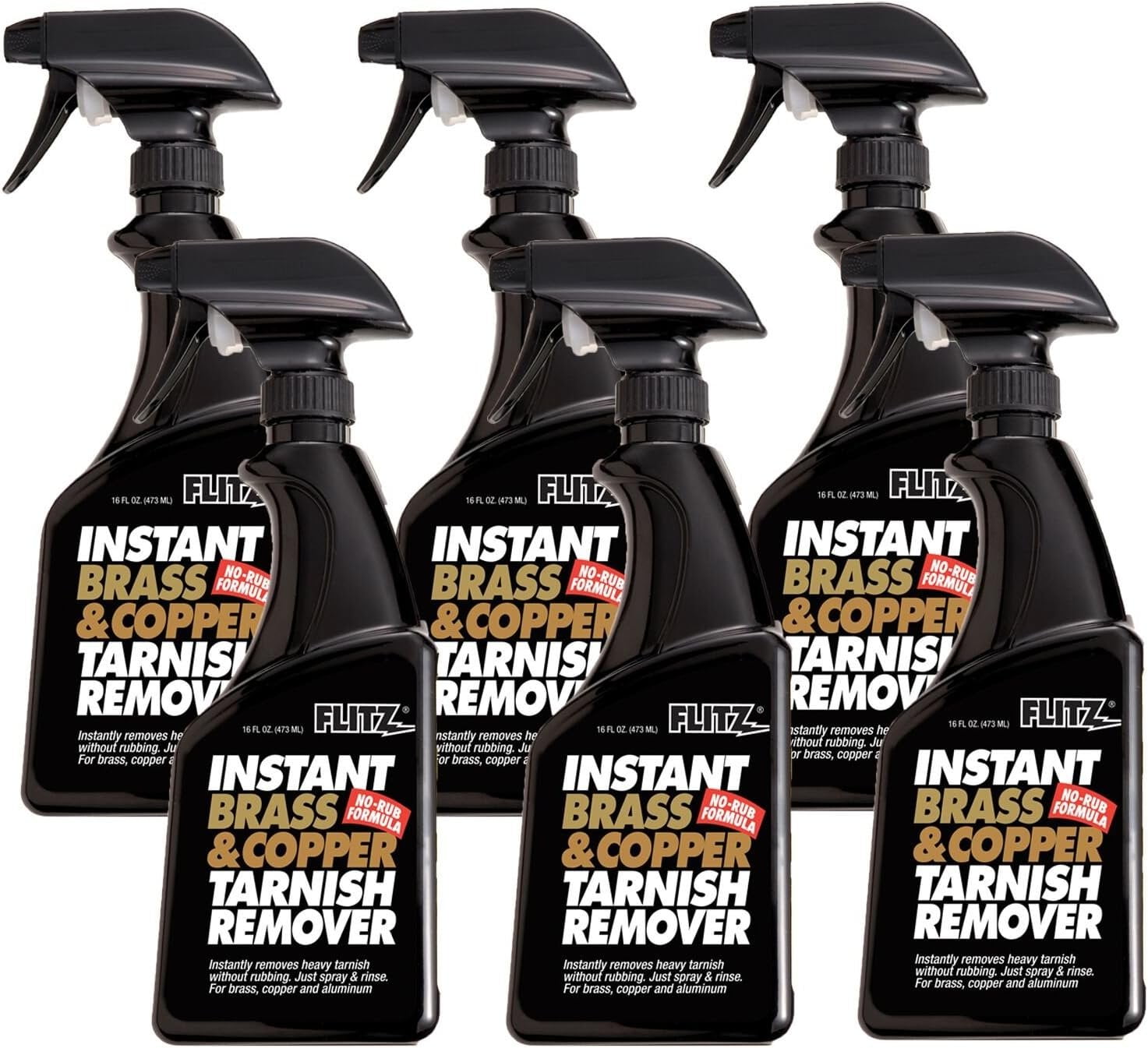 Flitz Brass and Copper Tarnish Remover, Powerful Organic Formula That
