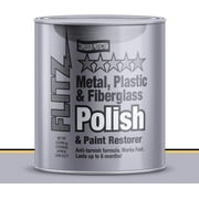 Flitz CA035186 Paste Polish for Metals, Fiberglass, Plastic & Paint - 2lb Can