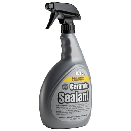 Flitz Ceramic Wax Spray, High-Gloss Protection Polish, 32 oz