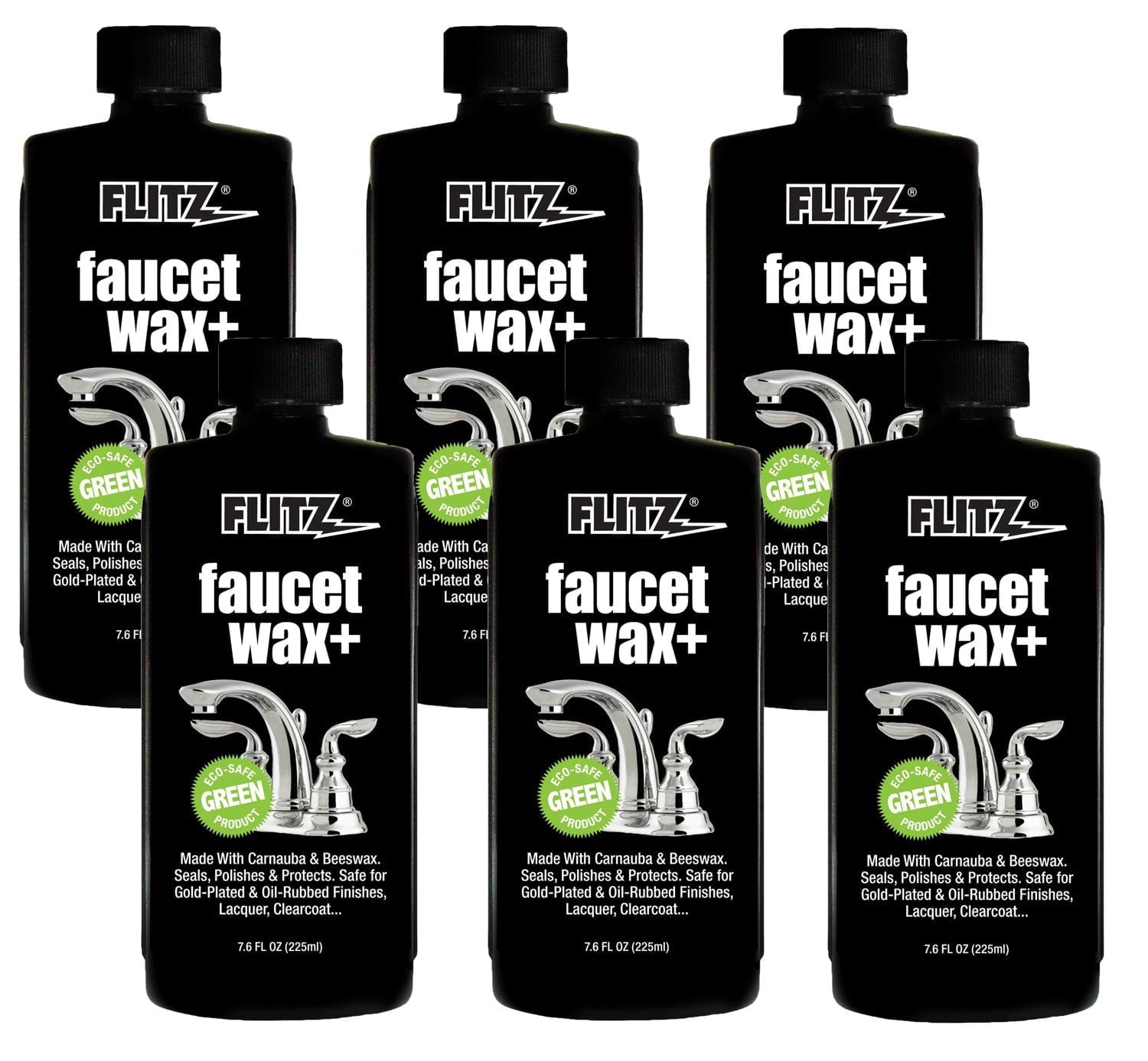 Flitz Faucet Wax, Polish and Sealant Made with Exclusive Carnauba and ...