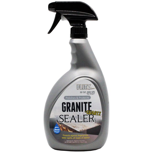 Flitz Granite & Quartz Sealer Streak Free Ceramic Coating Protection