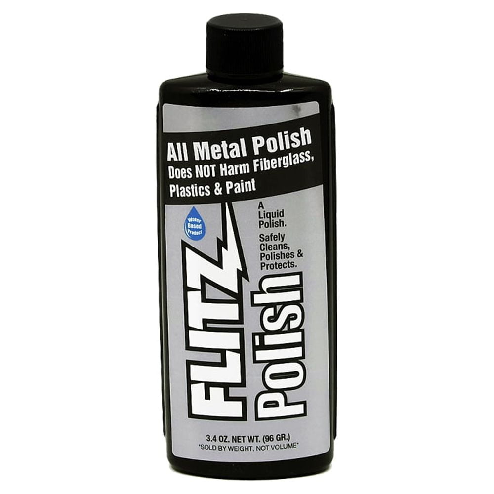 Flitz LQ04535W Liquid Metal, Plastic & Fiberglass Polish 3.4oz/100ml