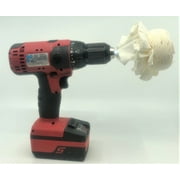 Flitz MINI101-100 3" Buff Ball Drill Polisher Attachment, Polishing Drill Attachment for Detailing