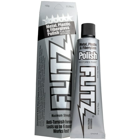Flitz Metal Polish Paste, Rust Remover, Silver Jewelry Cleaner, 5.29 oz