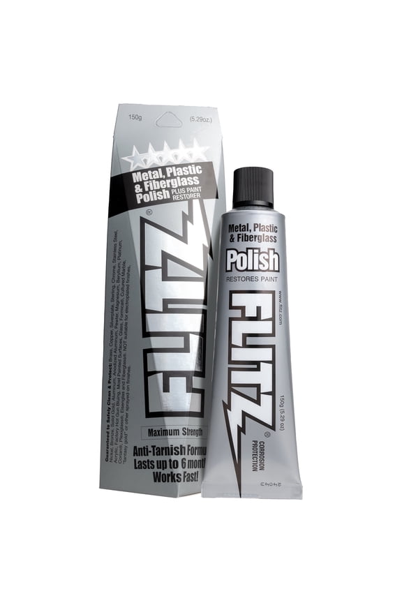 Metal Polish Paste - Multi-Purpose Cleaner and Polish for Aluminum, Brass, Copper, Chrome, Stainless Steel, Silver, Fiberglass and Plastic, 5.29 oz