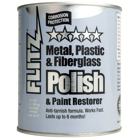 Flitz Rust Remover Metal Polish Paste, 2 lb