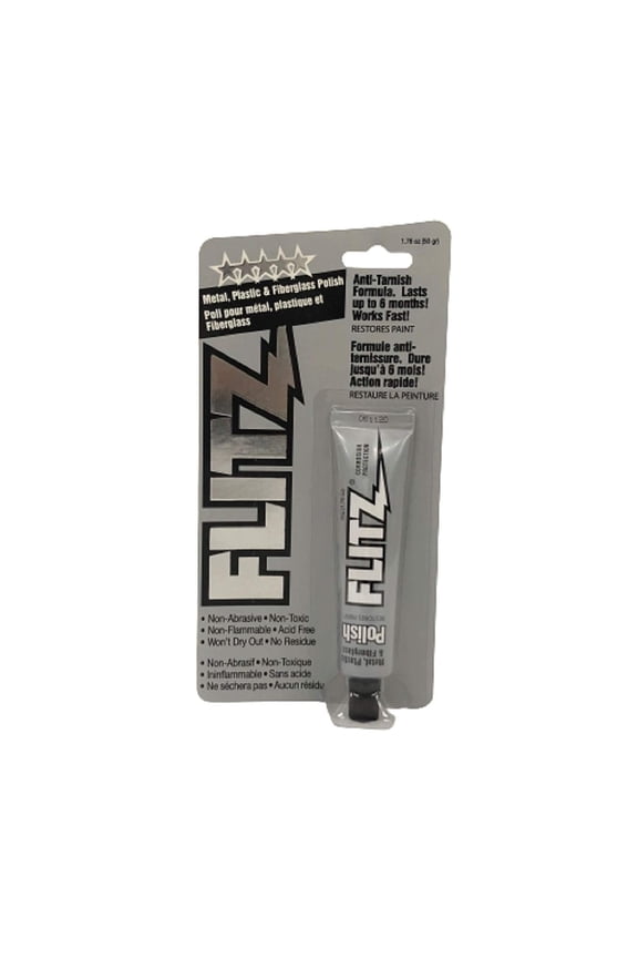 Metal Polish Cream Tarnish Remover - Silver Polish Tube - 50 Gram / 1.75 Oz