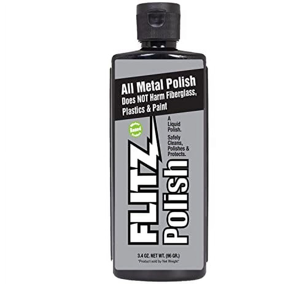 Flitz MultiPurpose Polish and Cleaner Liquid All Metal DOES NOT HARM Plastic & Fiberglass