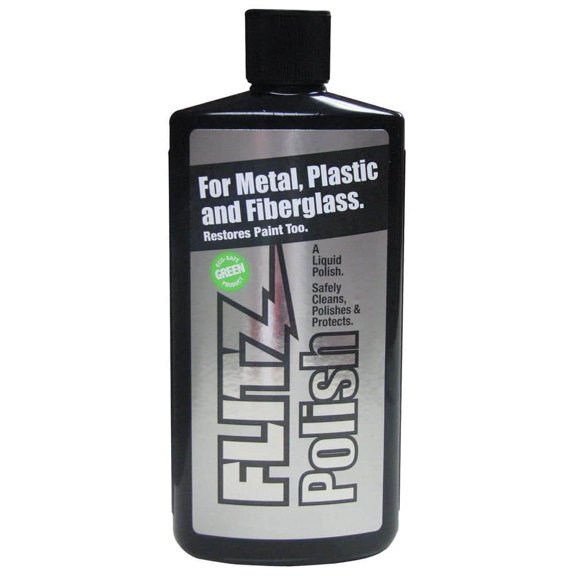 Flitz Multi-Purpose Polish and Cleaner Liquid - For Metal, Plastic, Fiberglass - 3.4 oz