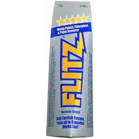 Flitz Polish Paste - Cleans, Polishes, Deoxidizes, Protects - 5.29 oz — Residential Use, Standard Application