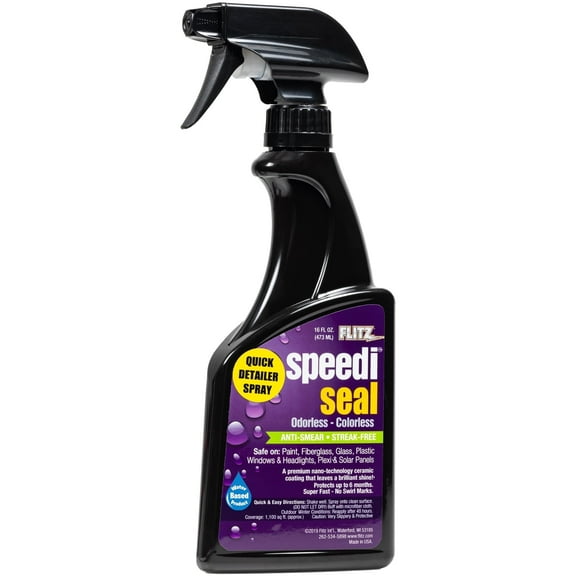 Flitz Speedi Ceramic Sealant Protectant Marine Coating for Car Paint and Fiberglass, 16 oz