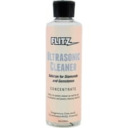 FLITZ Ultrasonic Jewelry Cleaner Liquid, Delicate Cleaning Solution, 8 oz