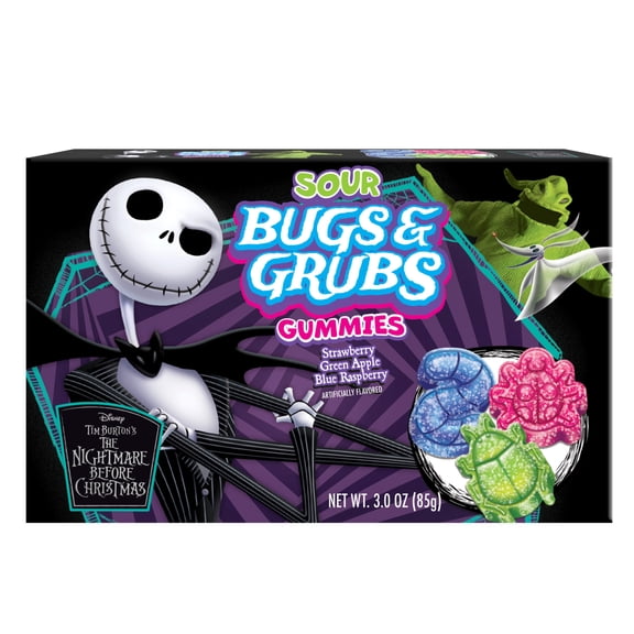 Flix Candy Halloween, NBC Bugs and Grubs Gummy Theater, Multiflavor, 3oz Box