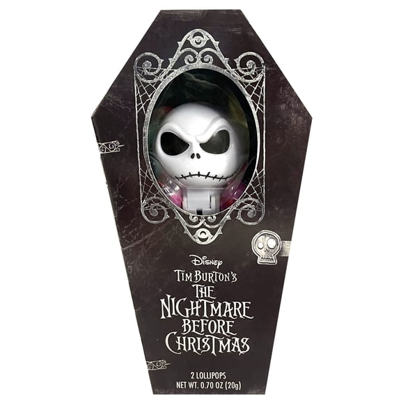 Flix Candy Nightmare Before Christmas Pop Up Coffin Box With Assorted Flavored Lollipops