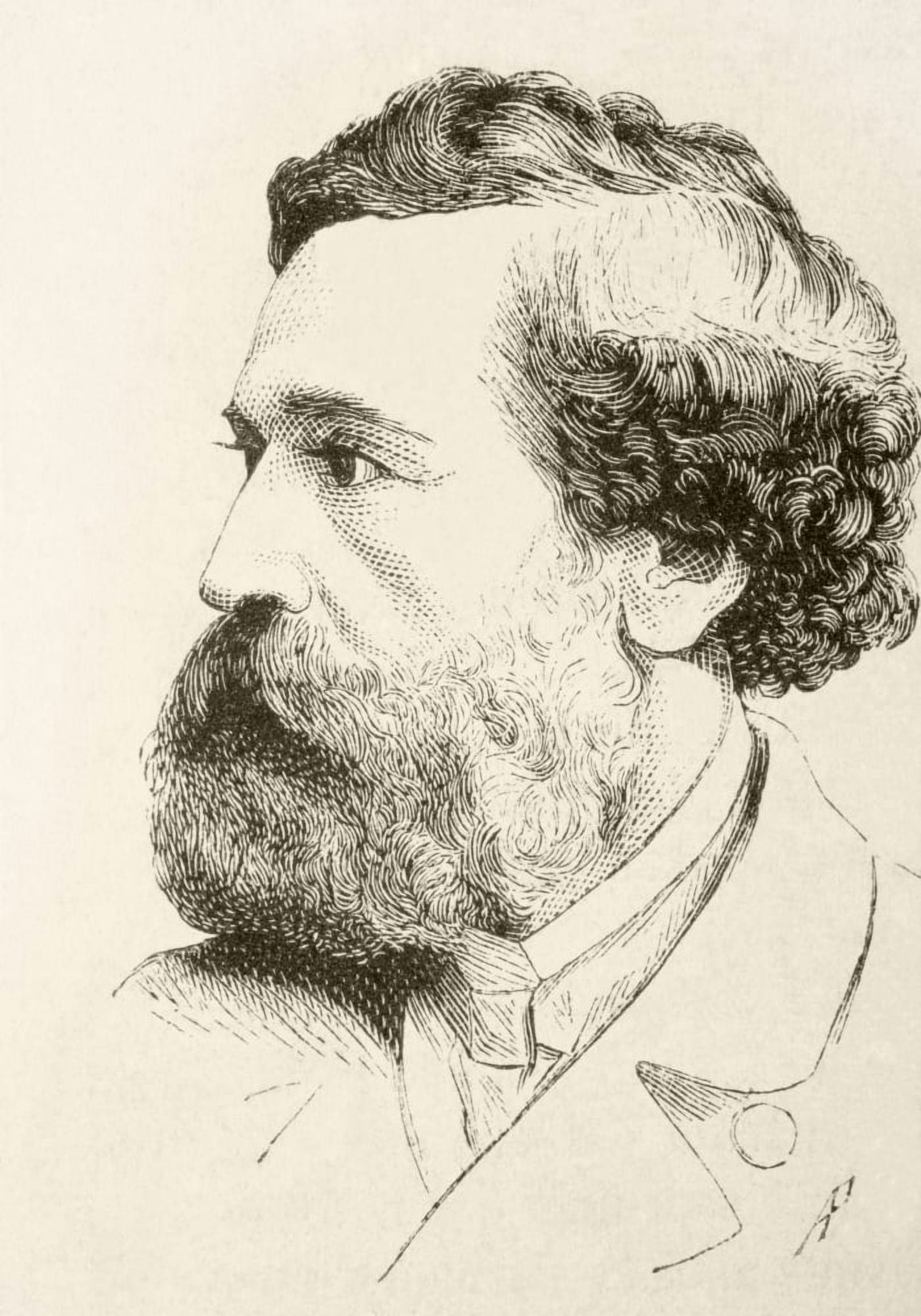 Flix Pyat 1810 To 1889 French Socialist Journalist And Politician From A 19Th Century Illustration Canvas Art - Ken Welsh Design Pics (24 x 34)