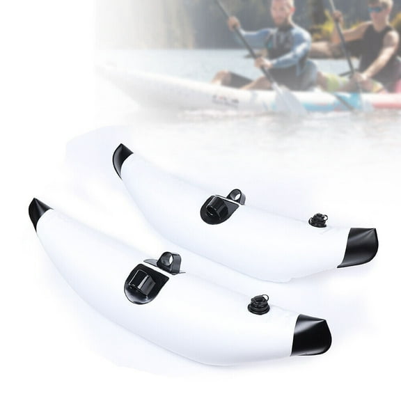 Flkoendmall 2Pcs Kayak PVC Inflatable Outrigger Canoe Fishing Boat Standing Float Stabilizer