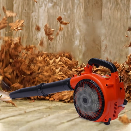 Flkoendmall Handheld Leaf Blower 0.75 kW at 0.13 m³/s 25.4cc Gas Powered Leaf Blower & Vacuum