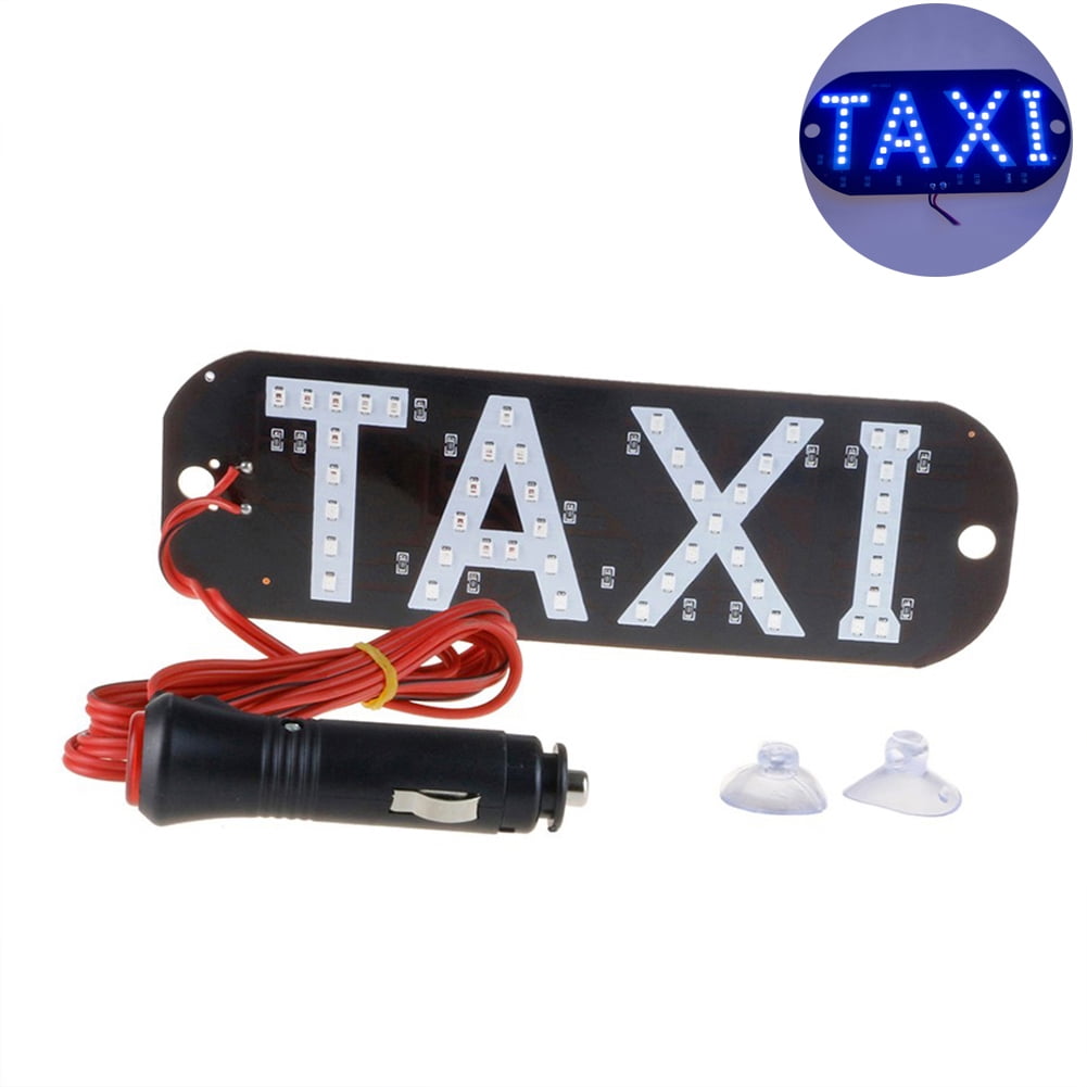 Flm Taxi LED License Plate Car Light Windscreen Cab Indicator Inside