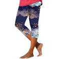 thumbnail image 1 of Flmaly Leggings For Women High Waisted Leggings For Womens Summer Casual Sports Yoga Pants Tight Cropped Pants with Pocket Tummy Control, 1 of 5