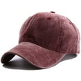 thumbnail image 1 of Flmaly Womens Baseball Caps Unisex Children's Adjustable Washed Cap Solid Casual Hat, 1 of 6