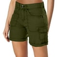 thumbnail image 1 of Flmaly shorts for women with Pockets Water Resistant Women Cargo Shorts Summer Loose Hiking Shorts for Women Walking Athletic Workout, 1 of 4