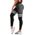thumbnail image 1 of Flmaly wide leg pants woman Soft and breathable Women's Striped Outdoor Leggings High Waisted Hip Yoga Running Pants High Waist Yoga Pants, 1 of 5
