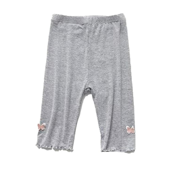 Flmei Kids Toddler Baby Girls Shorts Bike Dance Shorts Summer Safety Pant Solid Bottoming Pants Modai Five Pants for 2-9 Years