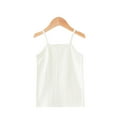 thumbnail image 1 of Flmei Toddler Kids Girls Cotton Cami Tank Summer Solid Colors Camisole 3-15 Years Teen Spaghetti Straps Undershirts Summer Comfort Underwear for Girls, 1 of 8