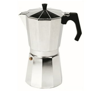 Moka Pot Italian Coffee Machine Espresso Aluminum Geyser Coffee Maker B8i5, Size: 13