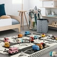 thumbnail image 1 of Flmtop 83x59cm Kids Car City Road Play Mat Carpet Traffic Signs Blocks Education Toy, 1 of 11