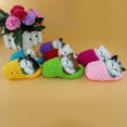thumbnail image 1 of Hevirgo Cute Sleeping Cat Slippers Sounding Simulation Plush Animal Toy Decor Kids Gift, 1 of 8