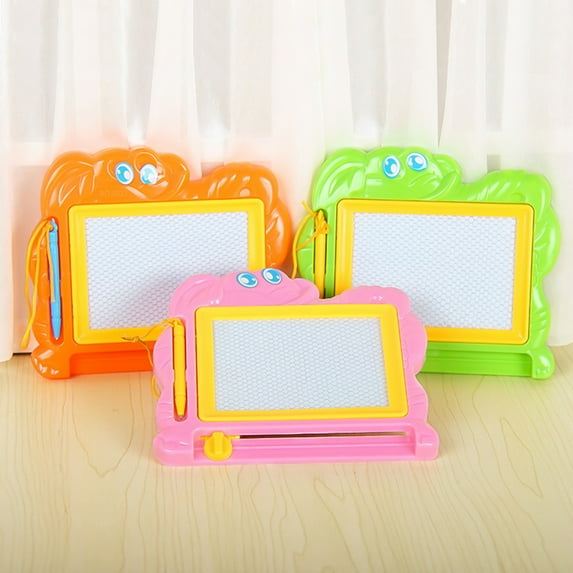 Hevirgo Drawing Board Cartoon Shape Erasable with Sketch Pen Magnetic Drawing Board for Kids
