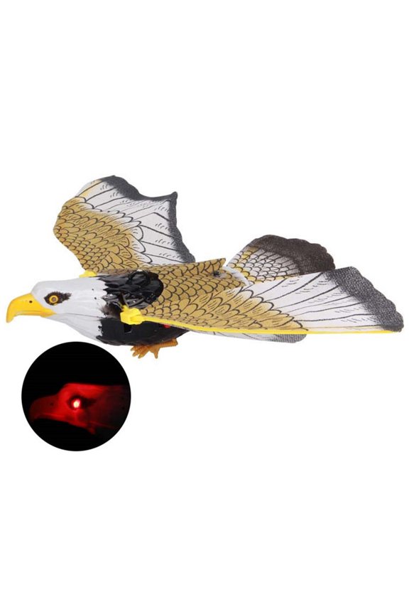 Electronic Flying Eagle Sling Hovering Bird Model with LED Sound Kids Toy Gift