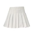thumbnail image 1 of Flmtop Fashion Women Mini Pleated Solid Color High Waist Tennis Skater Short Skirt Gift, 1 of 10