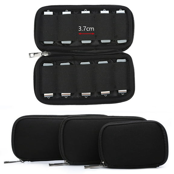 Hevirgo Portable U Disk Holder USB Flash Drives Organizer Case Protective Storage Bag