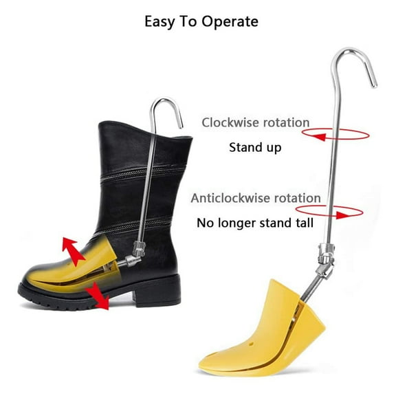 Flmtop Shoe Stretcher Adjustable Rust-proof Metal Professional Shoe Boots Stretcher Supplies for Home
