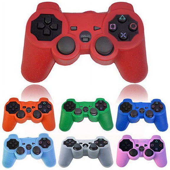 Hevirgo Silicone Protective Skin Cover Case for Playstation 3 PS3 Controller Gamepad