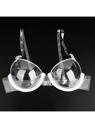 1PC Transparent Bra Women Clear Push-Up Bralette UltraThin Strappy