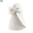 thumbnail image 1 of Flmtop Women's Summer Wide Brim Roll Up Foldable Sun Beach Straw Braid Visor Sun Hat, 1 of 10