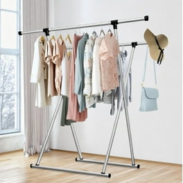 51 Tall Adjustable Folding Laundry Drying Rack W Walmart