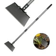 thumbnail image 1 of Flngr Garden Flat Shovel,Weeding Tool with 47" Adjustable Handle, Metal Weeding Scraper for Lawn Edging, Ice Scraper, Snow Shovel, 1 of 9
