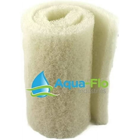 Flo 20"x 72"x 2" White Coarse Bulk Filter Media Roll for Koi Pond, Waterfall Filters, & Skimmers