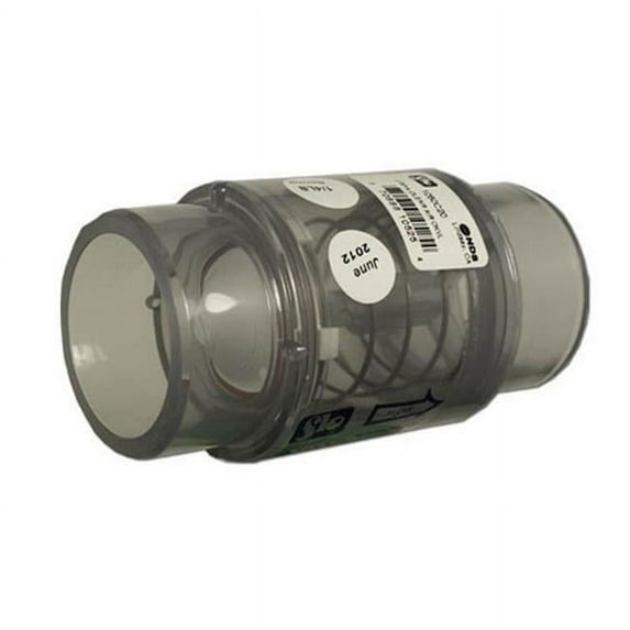 Flo Control 1050-C20 1.5 in. Air Check Valve Assembly - Clear