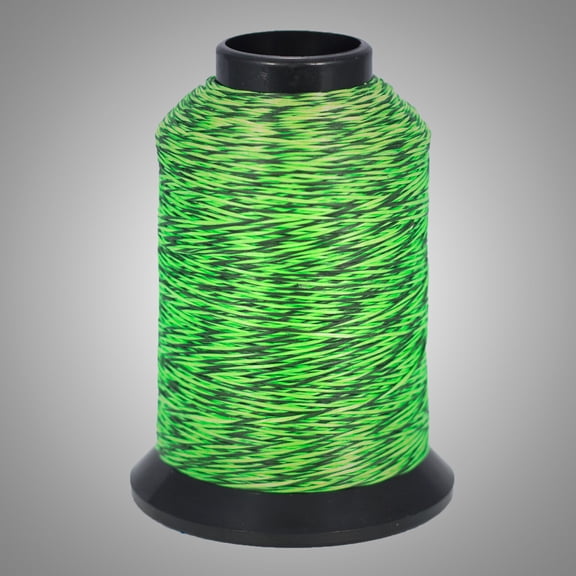 Flo Green & Black Speckled 1/8lb BCY 452X / 452XtrBowstring Material Bow String