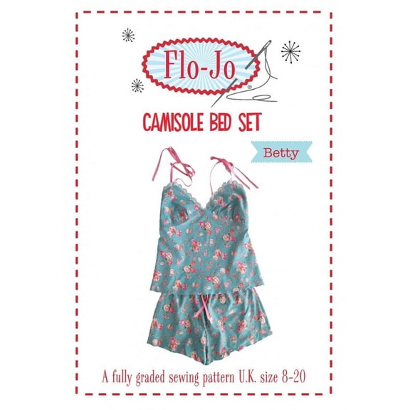 Flo-Jo Sewing Pattern Betty Bed Set Women UK 8 to 20 Pyjamas